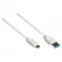 Good Connections 2831-AC010W – 1 m – USB A – USB C – USB 3.2 Gen 2 (3.1 Gen 2) – 10000 Mbit/s – branco