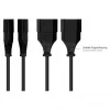 Extensão Euro ficha Euro tipo C (direita) para conector fêmea Euro (direito), preto, 0,75 mm², 1 m, Good (P0300-S010)