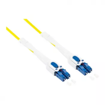 Alcasa LW-U910LC. Comprimento do cabo: 10 m, tipo de fibra: OS2, ficha 1: LC/UPC, ficha 2: LC/UPC, diâmetro do núcleo: 9 µm, duplex integral (LW-U910LC)