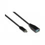 Good Connections 2811-OTG - 0,1 m - USB C - USB A - USB 3.2 Gen 1 (3.1 Gen 1) - 5000 Mbit/s - preto