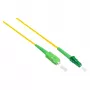 Alcasa LW-S900LASA Cabo de fibra ótica 0,5 m LC/APC SC/APC OS2 amarelo (LW-S900LASA)