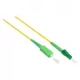 Alcasa LW-S902LASA Cabo de fibra ótica 2 m LC/APC SC/APC FTTH G.652D amarelo (LW-S902LASA)