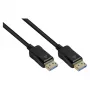 Cabo DisplayPort 2.0, 54 Gbit/s, UHBR 13.5, 4K @240Hz / 8K @60Hz, condutor de cobre, preto, 1 m, Good C (DP20-010)