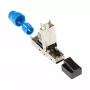 Ficha RJ45 Good Connections Cat. 8.1 sem ferramentas para montagem no local STP blindada metal - Cabo - Rede