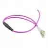 Cabo de patch fibra ótica duplex OM4 CABO BLINDADO (multimodo, 50/125) LC/LC, LSZH, armadura de aço e proteção contra roedores (LW-P815LC4)