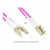 Alcasa LW-P820LC4 Cabo de fibra ótica 20 m LC/UPC OM4 cappuccino - violeta - branco (LW-P820LC4)