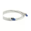 Cabo de patch RNS® SmartFLEX, Cat.6A, S/FTP, PiMF, sem halogéneos (LSZH), 500 MHz, CU, cinzento, 1 m, Good Connections® (8060-SF010)