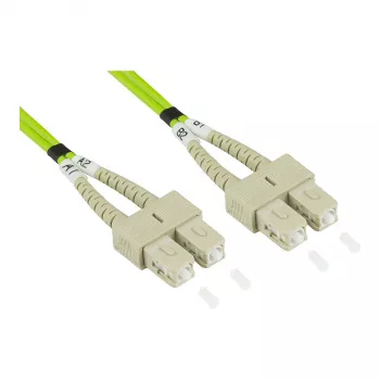 Alcasa LW-801SC5 Cabo de fibra ótica 1 m LSZH OM5 SC verde (LW-801SC5)