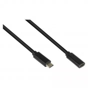 Good Connections GC 2831-CV005S - Cabo USB 3.1 C macho > C fêmea 0,5 m - Cabo - Digital/Dados