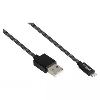 Good Connections Cabo USB 2.0 de carregamento e dados para iPhone/iPad/iPod USB-A macho para Lightning - O cabo de alta qualidade e oficialmente certificado pela Apple