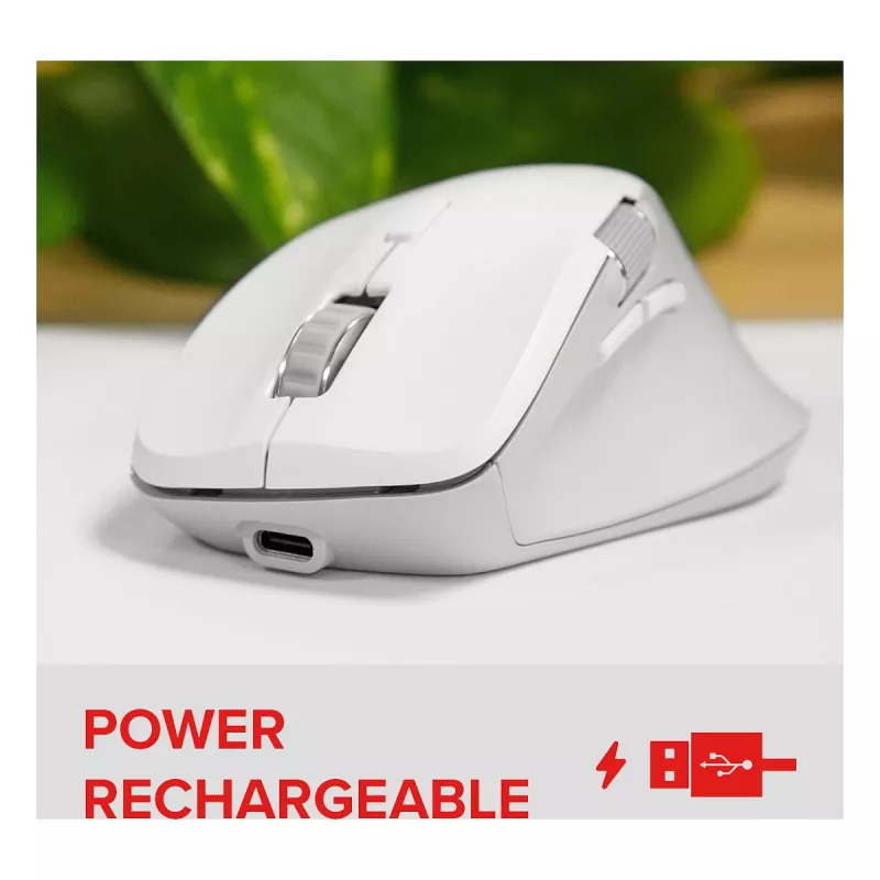 Speedlink LIBERA Rato sem fios Bluetooth silencioso recarregável branco