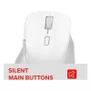 Speedlink LIBERA Rato sem fios Bluetooth silencioso recarregável branco