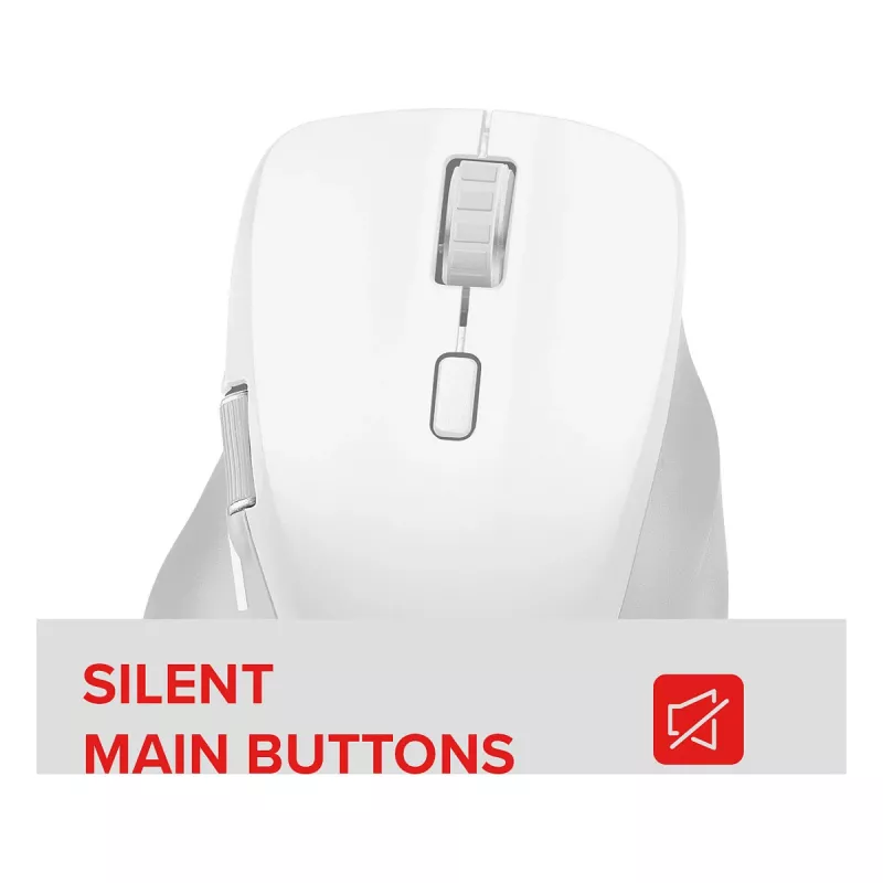Speedlink LIBERA Rato sem fios Bluetooth silencioso recarregável branco