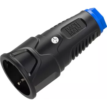 Bachmann Conector fêmea de contacto de proteção borracha CEE7/3