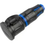 Bachmann BM0017350 Conector fêmea de contacto de segurança, profissional CEE7/3, borracha