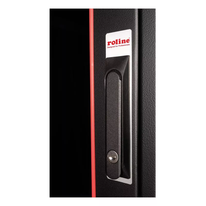 ROLINE Pro - armário rack de rede - com porta de vidro 600 x 600 mm (L x P)
