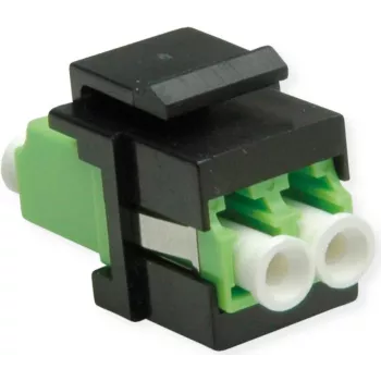 ROLINE keystone de fibra ótica LC/LC duplex multimodo OM5 - fibra multimodo - duplex