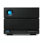 LaCie 2big Dock v2 60 TB caixa de discos de secretária, armazenamento HDD de 2 compartimentos