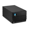 LaCie 2big Dock v2 60 TB caixa de discos de secretária, armazenamento HDD de 2 compartimentos