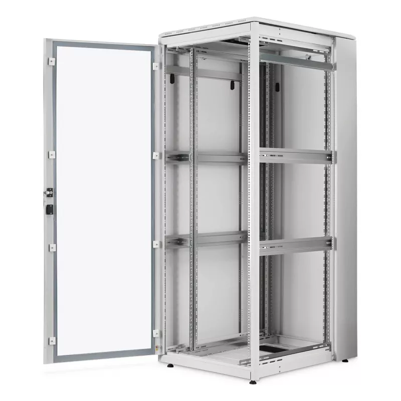 Armário de rede DIGITUS Unique Light Série armário de chão 42U 800x1000 mm, 800 kg, IP20, cinzento