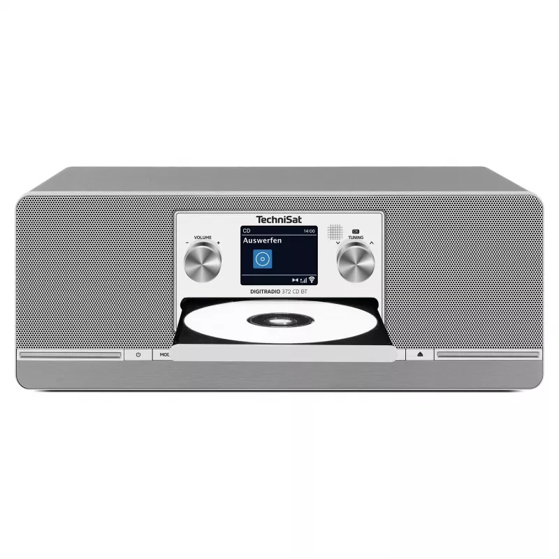 TechniSat DIGITRADIO 372 CD BT rádio de cozinha analógico e digital antracite, prateado