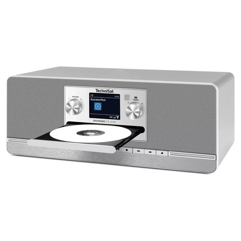 TechniSat DIGITRADIO 372 CD BT rádio de cozinha analógico e digital antracite, prateado