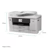 Impressora multifunções jato de tinta Brother MFC-J6960DW — A3, 1200 x 4800 dpi, 31 ppm, Wi‑Fi, Ethernet, duplex