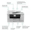 Impressora multifunções jato de tinta Brother MFC-J6960DW — A3, 1200 x 4800 dpi, 31 ppm, Wi‑Fi, Ethernet, duplex