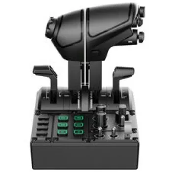 Painel de manete de potência MOZA MTQ – base de voo, compósito, preto, 166×216×198 mm