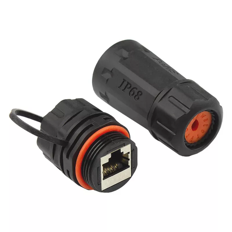 Cabo de rede Good Connections ficha de exterior IP68 Cat. 6a RJ45 totalmente blindado preto Good - Rede