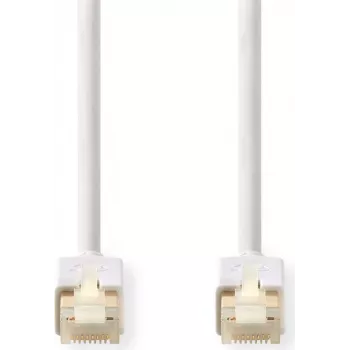 Cabo de rede CAT6 Nedis | ficha RJ45 | ficha RJ45 - S/FTP | 5,00 m | interior | redondo | LSZH | branco | caixa (CCGB85221WT50)