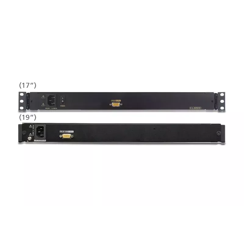 ATEN CL1000M Comutador KVM Montagem em rack, Preto