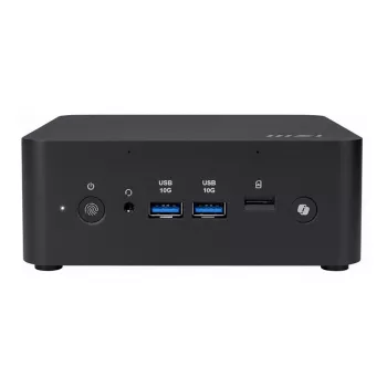 Mini PC MSI Cubi NUC AI+ 2MG-037AT desktop compacto com Intel Core i9-288V, 32 GB RAM, 1 TB SSD, Windows 11 Pro, preto