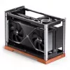 Jonsbo T9 preto caixa de PC mini caixa ITX cabo riser PCIe 5.0 - preto (T9 preto PCIE 5.0)