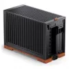 Jonsbo T9 preto caixa de PC mini caixa ITX cabo riser PCIe 5.0 - prateado (T9 prateado PCIE 5.0)