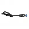 Cabo de rede Alcasa 8060-SF100S 10 m Cat6a S/FTP (S-STP) Preto (8060-SF100S)