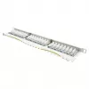 Patch panel 48,30cm (19) Cat. 6, 24 portas, 0,5 U, STP blindado, abertura sem ferramentas, Branco puro (RAL9010), Goo (GC-N0137)