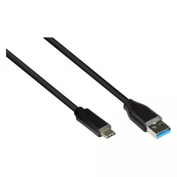 Good Connections 2831-AC005S - 0,5 m - USB A - USB C - USB 3.2 Gen 2 (3.1 Gen 2) - 10000 Mbit/s - preto