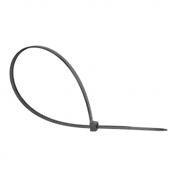 Abraçadeiras 200 mm x 4,8 mm, preto, UL, resistente aos UV, -40 °C a +85 °C, 100 unid., Good Connectio (KAB-20S48)