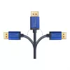 Alcasa 4860-SF010B cabo adaptador de vídeo 1 m DisplayPort HDMI azul (4860-SF010B)