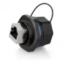 Alcasa IC06-R103 - RJ45 - preto - cobre - plástico - gel de sílica - IP65 - IP67 - -40 - 80 °C (IC06-R103)