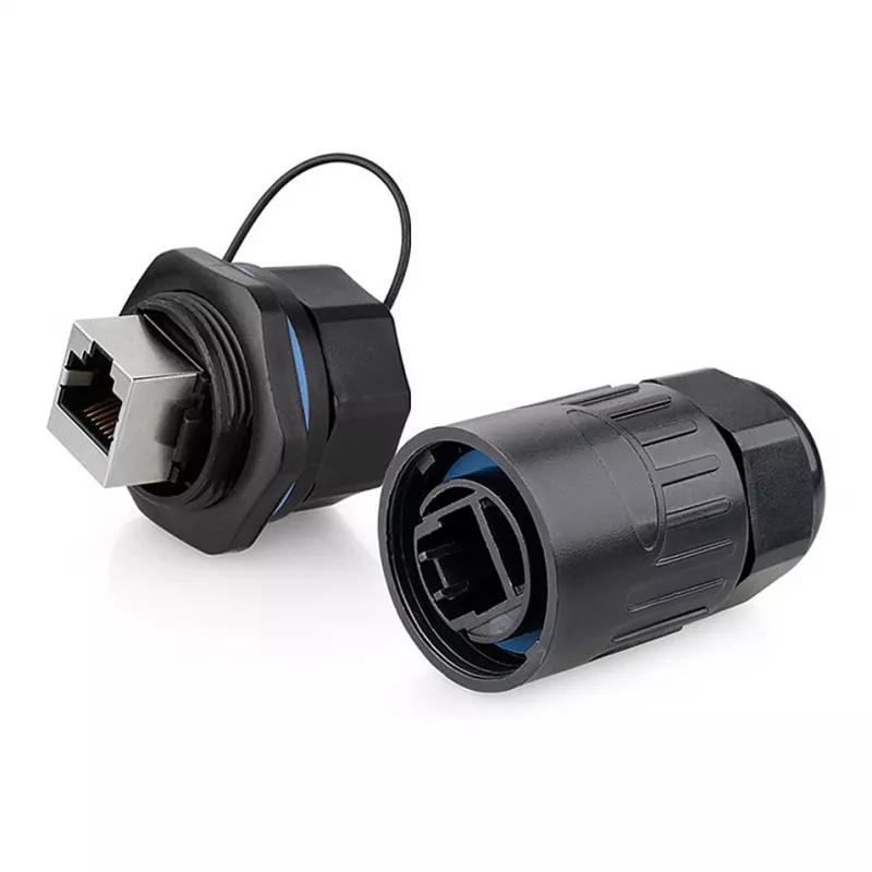 Alcasa IC06-R103 - RJ45 - preto - cobre - plástico - gel de sílica - IP65 - IP67 - -40 - 80 °C (IC06-R103)