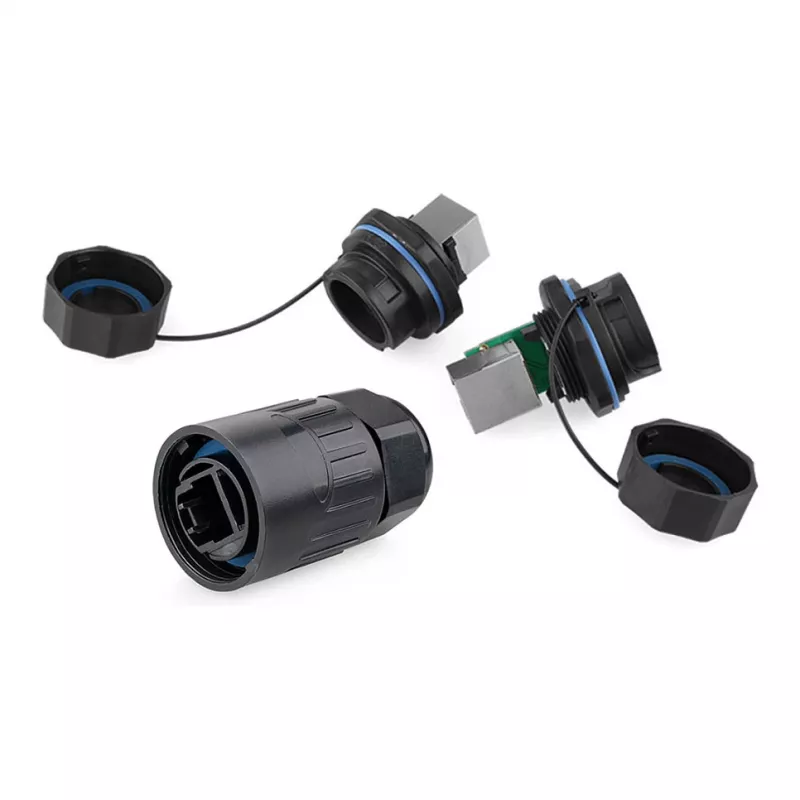 Alcasa IC06-R103 - RJ45 - preto - cobre - plástico - gel de sílica - IP65 - IP67 - -40 - 80 °C (IC06-R103)