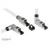 Ficha RJ45 Cat. 6A, sem ferramentas / montagem no local, STP blindada, metal, 5 direções, Good (GC-N0165)