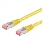Cabo de rede Wentronic Goobay CAT 6, S/FTP (PiMF), amarelo, 5 m - LSZH sem halogéneos, cobre (68303)