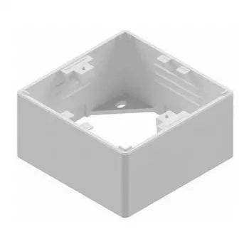 Tomada de dados EasyLan preLink / fixLink branco, 80x80x42 mm RAL 9010 (CKVDAP90)
