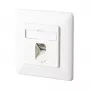 METZ CONNECT BTR E-DAT C6 8(8) UP - tomada de ligação, encastrar - RJ-45 - branco puro, RAL 9010 (1307371002-I)