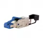 METZ CONNECT pro - ligação de rede - RJ-45 (M) - blindado - CAT 8,1 - IEEE 802,3bq - azul (130H405032-E)