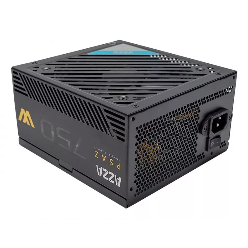 Fonte de alimentação AZZA PSAZ-750W 750 W 20+4 pin ATX 80 PLUS Bronze preto, não modular