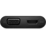 DELL USB-C - HDMI / VGA / Ethernet / USB 3.0 - preto - com fio - USB 3.2 Gen 1 (3.1 Gen 1) Type-C - 10,100,1000 Mbit/s - preto - 1920 x 1080 píxeis - Dell (DA200)